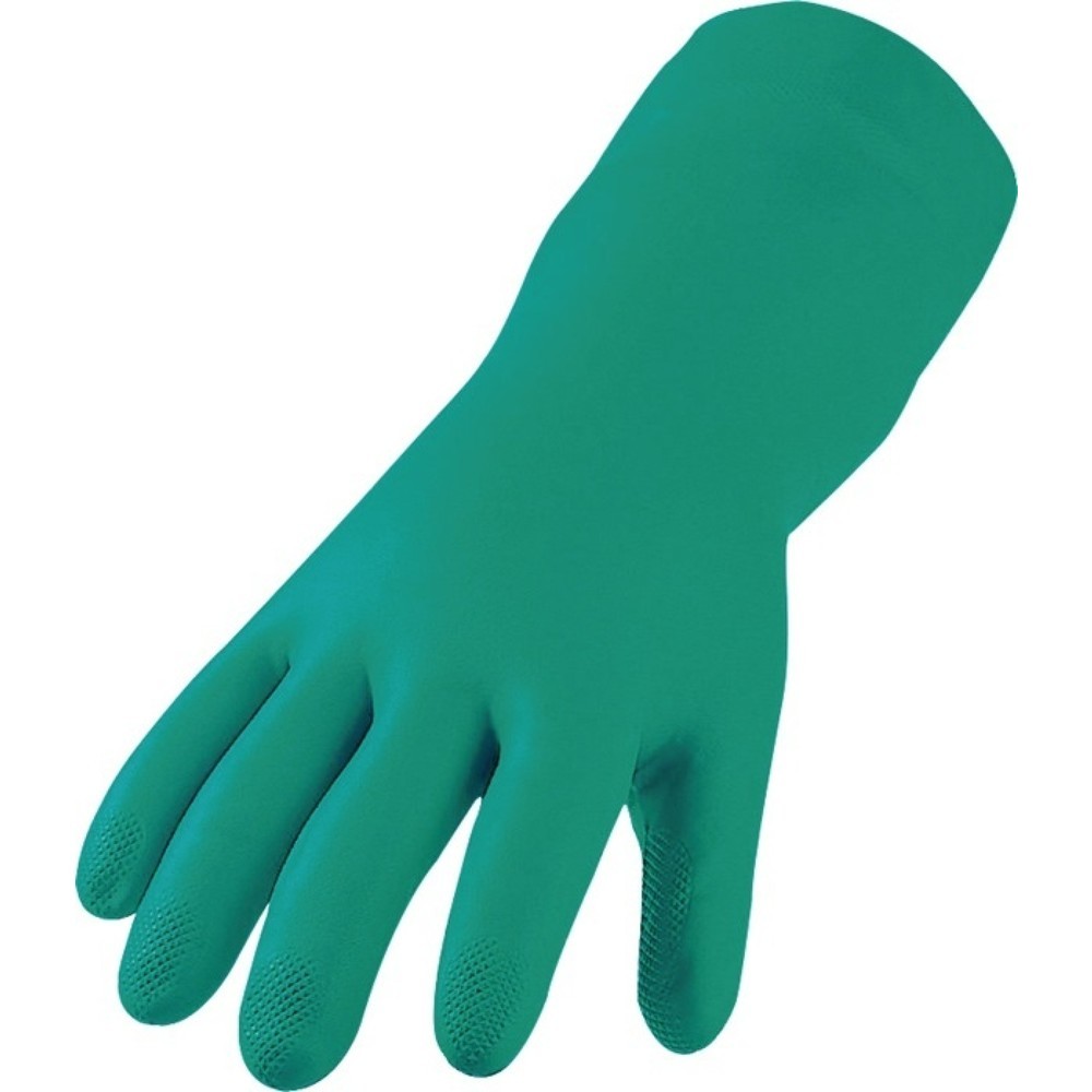 Produktabbildung: ASATEX Chemiehandschuh Gr.10 grün EN 388,EN 374