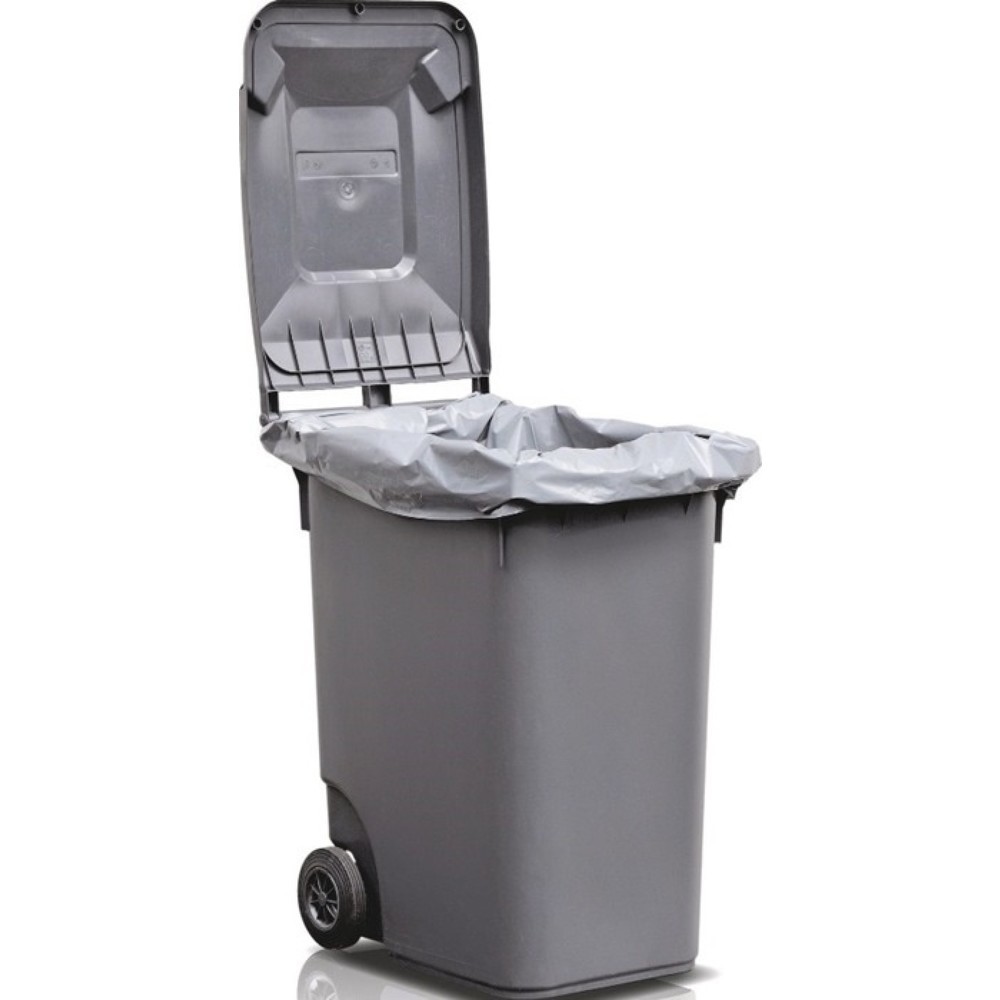 Illustration du produit: Kunststoffsack, B1200xL1350mm, 240 l LD-PE grau 100 µm, 50St./Karton